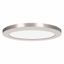 ModPLUS Slim LED Chrome Flush Mount Ceiling Light, 12"