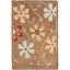 Camel Multi Floral Hand-Knotted Wool Area Rug 2' x 3'