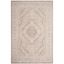 Elegant Floral Charm 9' x 12' Hand-Knotted Area Rug in Gray