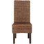 Avita Brown Wicker and Pine Dining Chair Set