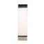 West End Brushed Steel Dimmable LED Vanity Light