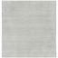 Hand-Woven Geometric Square Gray Wool-Cotton Area Rug, 8'x8'