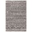 Gray and Brown Handmade Wool 6' x 9' Abstract Area Rug