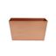 Tall Copper Plated Galvanized Steel Flower Box