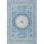 Sofia Blue and Beige Power Loomed Oriental Area Rug