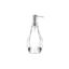 Umbra Clear Acrylic Lotion and Soap Dispenser with Metal Lid