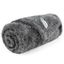 Small Charcoal Faux Shearling Pet Blanket