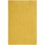 Ochre Yellow Soft Texture Solid Indoor/Outdoor Area Rug 2' x 4'