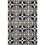 Hand-Tufted Cambridge Wool Rug in Black/Ivory, 3' x 5'