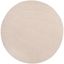 Coastal Charm Off-White Cotton 6' Round Hand-Woven Rug