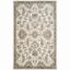 Ivory and Light Grey 6' x 9' Hand-Tufted Wool Area Rug