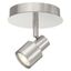 Lincoln Brushed Steel LED Flush Mount Light