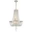 Arcadia Mini Antique Silver Hand Cut Crystal 4-Light Chandelier