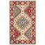 Elegant Heirloom Red & Ivory Hand-Tufted Wool Square Rug