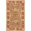 Beige and Rust Hand-Tufted Wool Area Rug, 3' x 5'