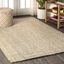 Ivory Braided Handmade Reversible Jute 8' x 10' Rug