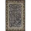 Antiquity Black and Ivory Wool 4' x 6' Hand-Tufted Area Rug