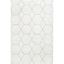 Beige Geometric Honeycomb 5x8 Synthetic Area Rug