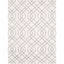 Ivory Hand-Knotted Wool Geometric 8' x 10' Area Rug