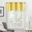 Loha Yellow Light Filtering Grommet Top Window Valance