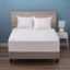 Full White Hypoallergenic Down Alternative Mattress Pad