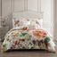 Ivory King Cotton Reversible Floral Comforter Set