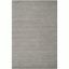 Hand-Loomed Gray Wool Rectangular Accent Rug 36" x 5"