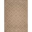 Safavieh Courtyard Brown and Bone Geometric Indoor/Outdoor Rug