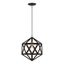 Bronze and Antique Brass Mini Pendant Light with Metal Shade