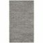 Santa Monica Silver Shag Synthetic Area Rug 3' x 5'