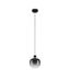 Oilella 6" Black Glass Mini Pendant Light