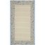 Courtyard Beige Rectangular Flat Woven Easy Care Area Rug