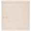 Ivory Hand-Tufted Wool Square Area Rug 6' x 6'