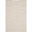 Coastal Charm Ivory and Light Grey Cotton Runner Rug - 2'3" x 5'