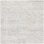 Gray Square Hand-Tufted Wool Area Rug