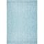 Aqua Rectangular Reversible Synthetic 8' x 10' Area Rug