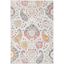 Gray and Gold Boho Chic Paisley Area Rug