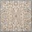 Bella Beige Hand-Tufted Wool Square Area Rug