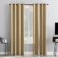 Soft Gold Fleece Insulated Blackout Curtain Panel 50x84