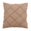 Natural Diamond Tufted Cotton Throw Pillow