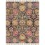 Handmade Tufted Floral Wool Blend 8' x 10' Area Rug in Charcoal/Multi