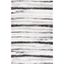 Luxurious Grayson Berber-Inspired Shag Area Rug, 5' x 7', Light & Dark Gray