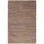 Navy and Natural Flat Woven Cotton Area Rug, 8' x 10'