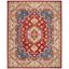 Antiquity Red and Blue Hand-Tufted Wool Area Rug