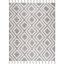 Ivory Harmony Hand-Knotted Wool 9' x 12' Rectangular Area Rug