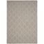 Gray Hand-Tufted Wool and Silk 6' x 9' Area Rug