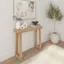 Blonde Solid Pine Wood 36" Console Table for Entryway