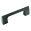 Matte Black Modern Cabinet Drawer Pull with Mounting Hardware