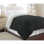 King Anthracite and Silver Reversible Down Alternative Comforter Set