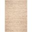 Beige Handwoven Wool Flatweave Runner Rug, 2' x 5'